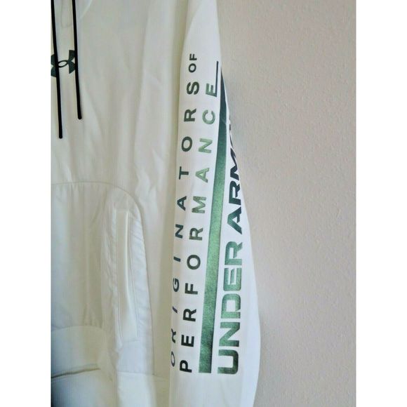 Under Armour 1360730-114 Men's Size Large Summit Hoodie White Sweatshirt $90 - Picture 5 of 7